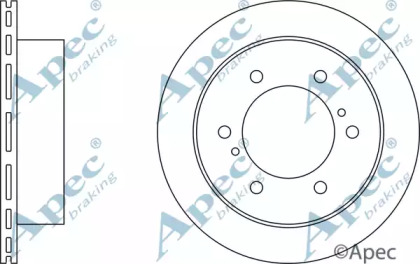 Тормозной диск APEC braking DSK2331