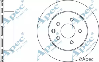 Тормозной диск APEC braking DSK2330