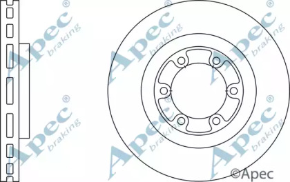 Тормозной диск APEC braking DSK2321