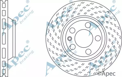 Тормозной диск APEC braking DSK2310