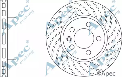 Тормозной диск APEC braking DSK2309