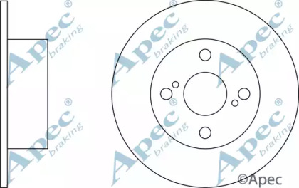 Тормозной диск APEC braking DSK2306