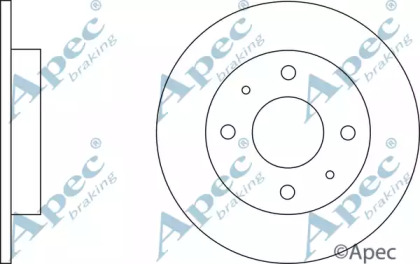 Тормозной диск APEC braking DSK2302