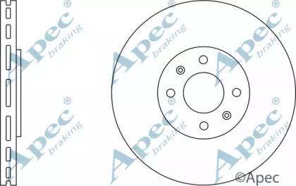 Тормозной диск APEC braking DSK2301