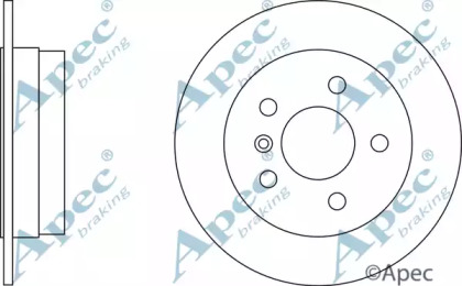 Тормозной диск APEC braking DSK2300