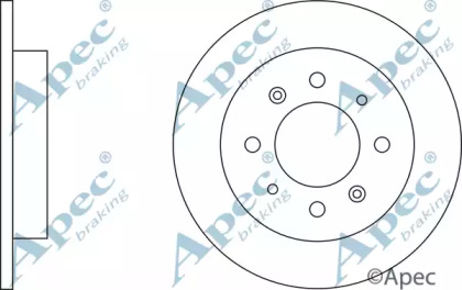 Тормозной диск APEC braking DSK2296