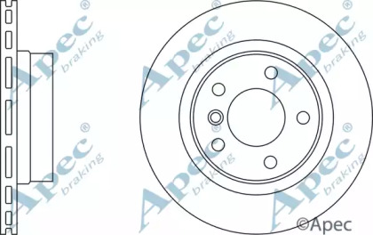 Тормозной диск APEC braking DSK2294