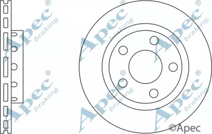 Тормозной диск APEC braking DSK2293