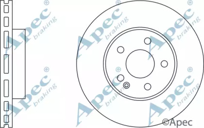 Тормозной диск APEC braking DSK2289