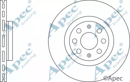 Тормозной диск APEC braking DSK2399