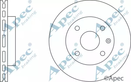 Тормозной диск APEC braking DSK2274