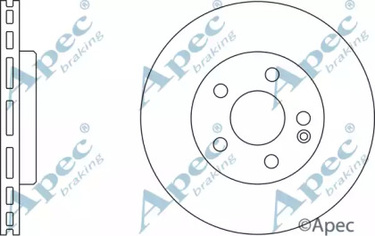 Тормозной диск APEC braking DSK2266