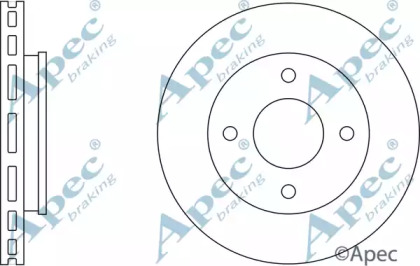 Тормозной диск APEC braking DSK2269