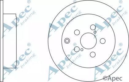 Тормозной диск APEC braking DSK2262