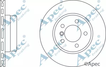 Тормозной диск APEC braking DSK2256