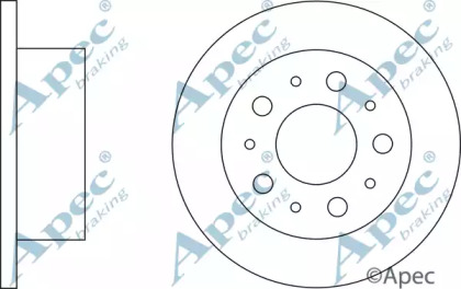 Тормозной диск APEC braking DSK2259