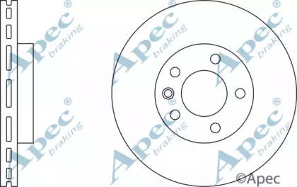 Тормозной диск APEC braking DSK2243