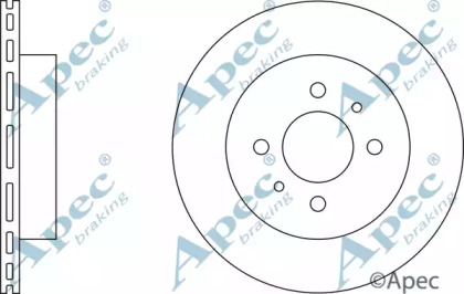 Тормозной диск APEC braking DSK2237