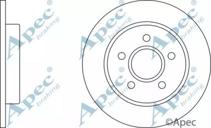 Тормозной диск APEC braking DSK2231