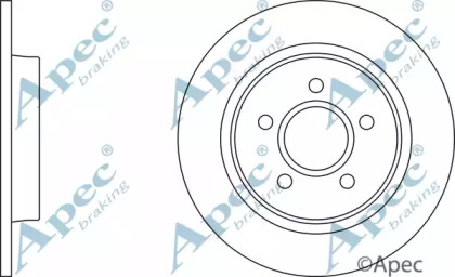 Тормозной диск APEC braking DSK2232