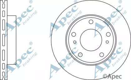 Тормозной диск APEC braking DSK2225