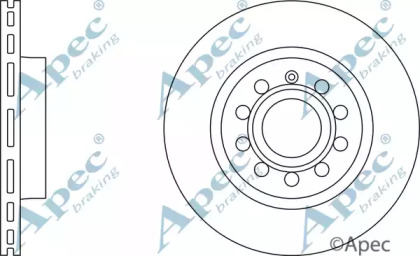 Тормозной диск APEC braking DSK2228