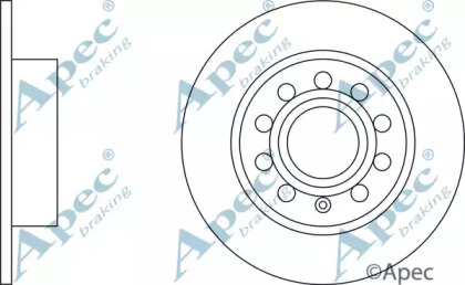 Тормозной диск APEC braking DSK2221