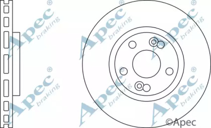 Тормозной диск APEC braking DSK2216