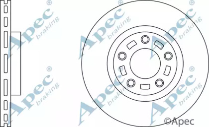 Тормозной диск APEC braking DSK2211