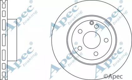 Тормозной диск APEC braking DSK2212