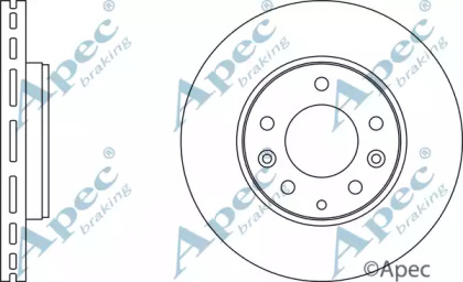 Тормозной диск APEC braking DSK2206