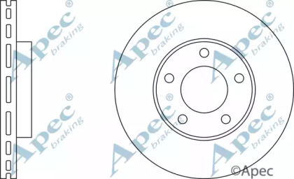 Тормозной диск APEC braking DSK2200