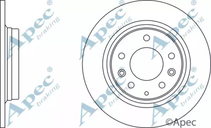 Тормозной диск APEC braking DSK2197