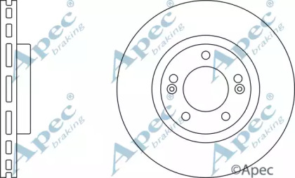 Тормозной диск APEC braking DSK2190