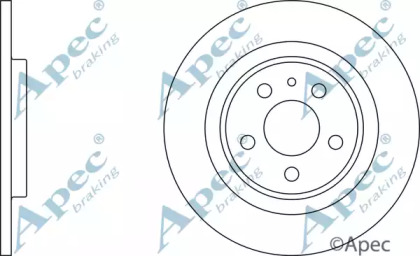 Тормозной диск APEC braking DSK2192