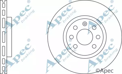 Тормозной диск APEC braking DSK2188