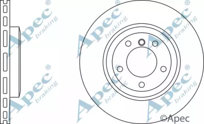 Тормозной диск APEC braking DSK2181