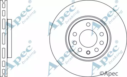 Тормозной диск APEC braking DSK2178