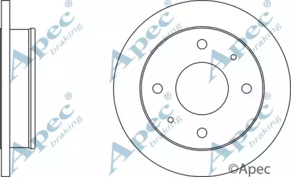 Тормозной диск APEC braking DSK2171