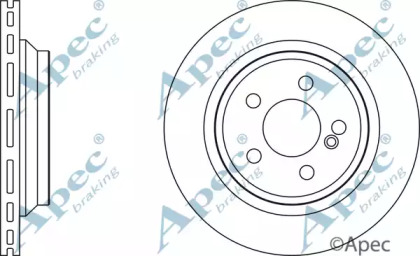 Тормозной диск APEC braking DSK2145