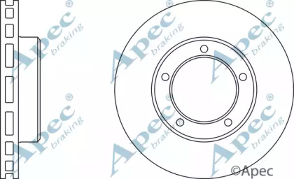 Тормозной диск APEC braking DSK2149