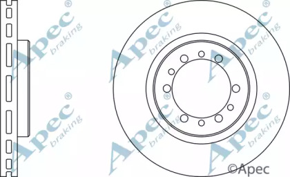 Тормозной диск APEC braking DSK2138