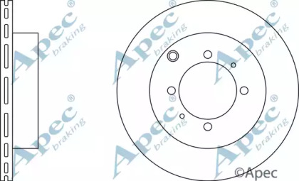 Тормозной диск APEC braking DSK2131