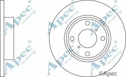 Тормозной диск APEC braking DSK2110