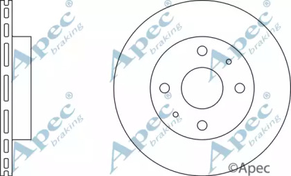 Тормозной диск APEC braking DSK2112