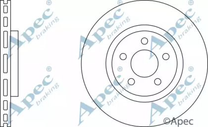 Тормозной диск APEC braking DSK2096