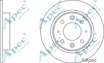 Тормозной диск APEC braking DSK2085