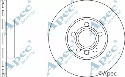 Тормозной диск APEC braking DSK2088