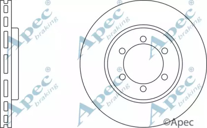 Тормозной диск APEC braking DSK2071