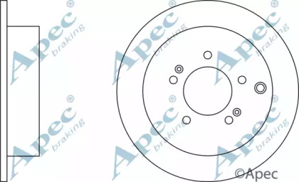 Тормозной диск APEC braking DSK2126